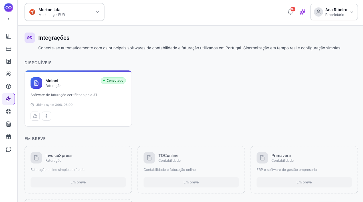 Integrações bancárias